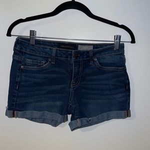 Dark denim shorts. US size 2